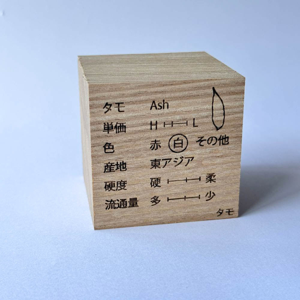 ものづくりブロック【世界の16種セット】(樹種説明入り)桐箱セット